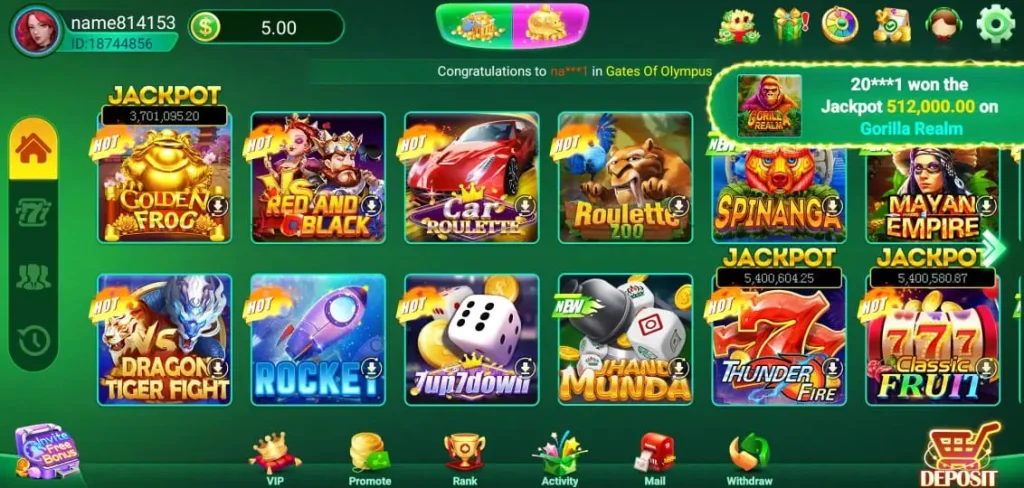 ZV777 Game smooth and user-friendly gaming interface with real-time rewards.