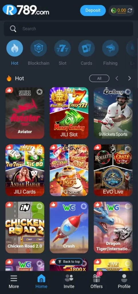 786KO Game app interface showing casino, cards, slots, and sports betting sections in Pakistan.