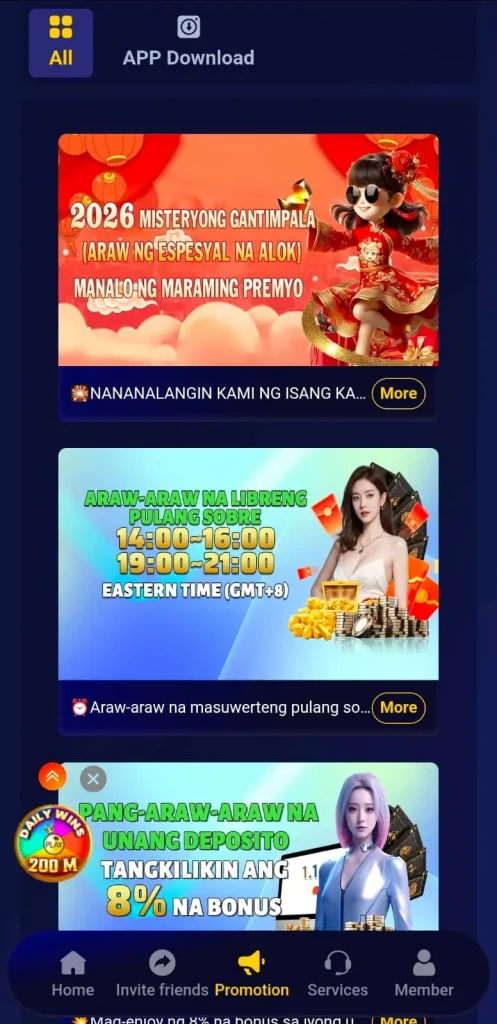 Invite friends and earn real money rewards in Y777 Game