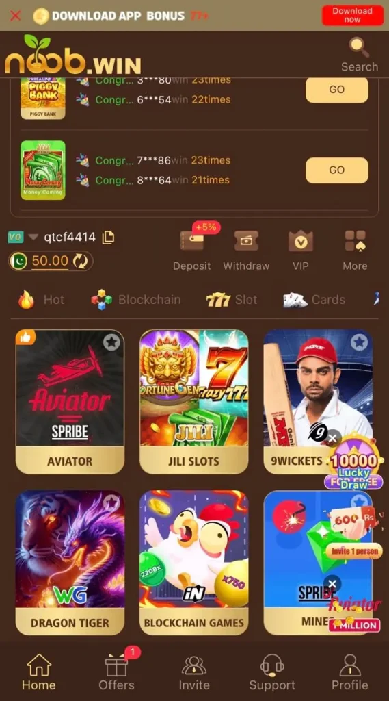 AK777 Game interface showing screenshot image